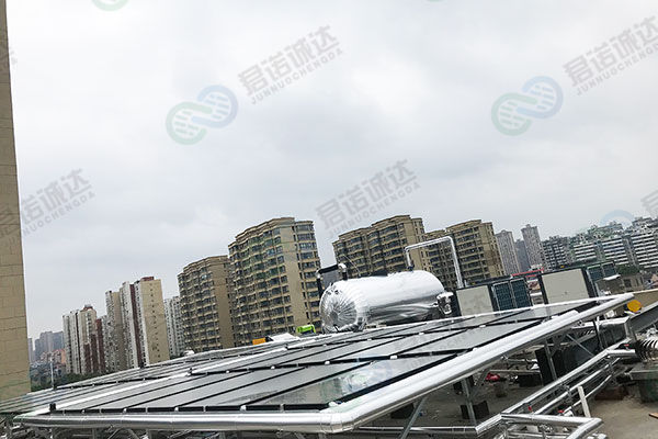 常州月星平板太阳能加空气能承压系统